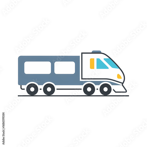 Wallpaper Mural Sleek modern high-speed train speeding along tracks for efficient travel and transportation solutions Torontodigital.ca