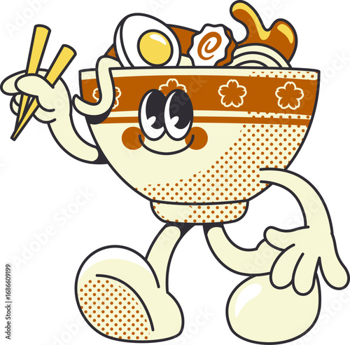 Noodles Bowl Mascot