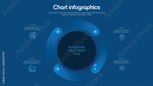 vector illustration of a blue background