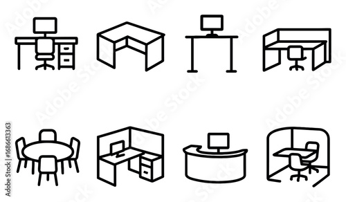 Office Furniture Icons