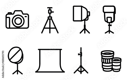 Minimalist Photography Icons