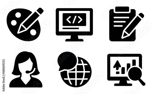 Freelancing Icon Set