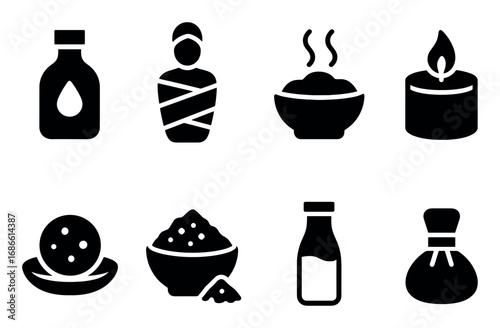 Spa Icons Set