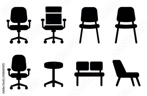 Office Chair Icons