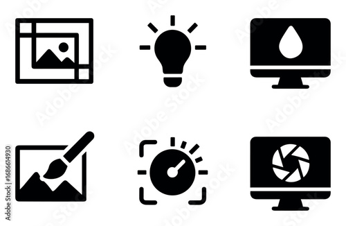 Photography Icon Grid