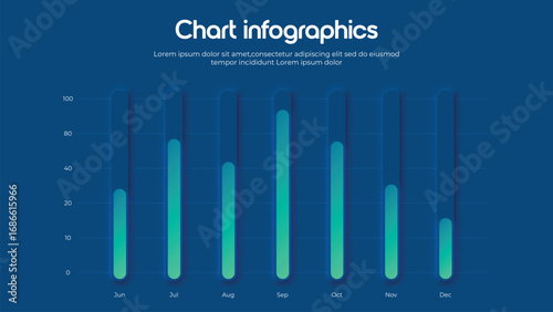 vector illustration of a blue background