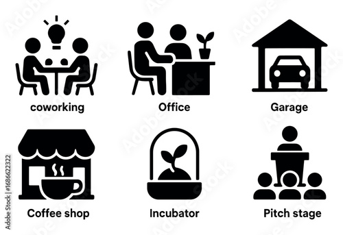 Startup Icons Grid