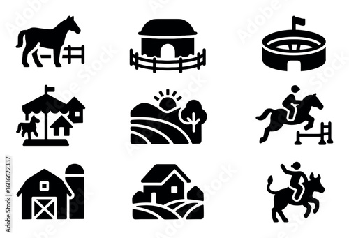 Rodeo Icon Set