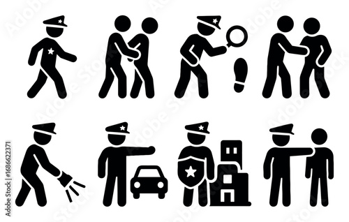 Police Activity Icons