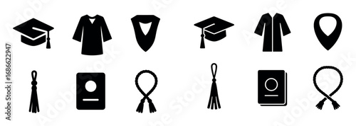 Graduation Icon Set