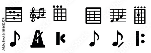Guitar Lesson Icons