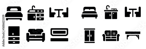 Motorhome Interior Icons