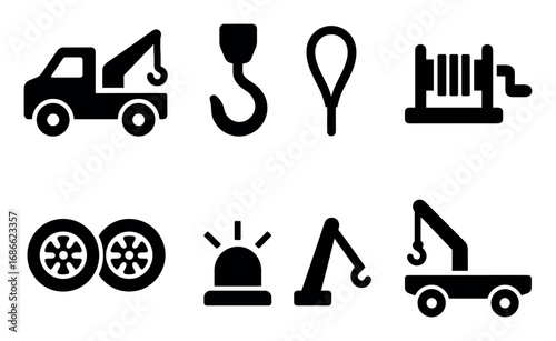 Tow Truck Icons