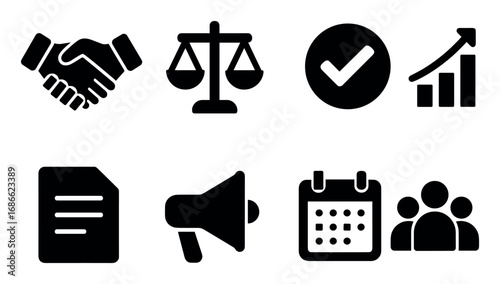 Commission Meeting Icons