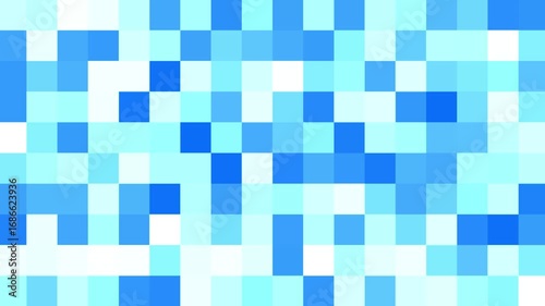 Abstract blue pixel transition matte channel.