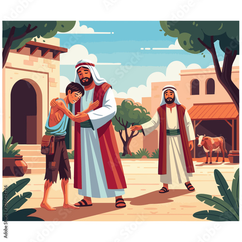 The story of the Prodigal Son, Bring hither the fatted calf