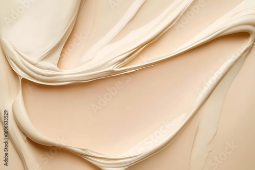 Creamy pastel beige background with slight pink undertone 