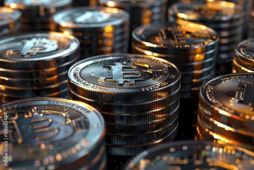 Ultra Hd Image of Lido Dao Ldo Coin Stacks Cryptocurrency 3D Render Illustration