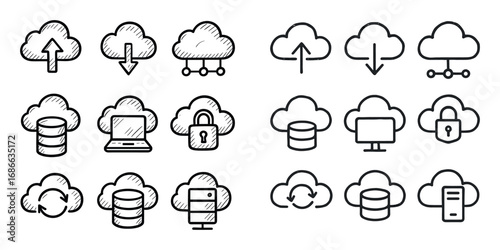 Cloud Analytics Icons