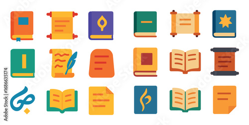 Colorful Spirituality Icons
