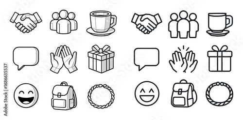 Friendship Icons Grid