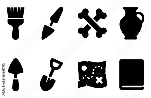 Archaeology Tools Icons