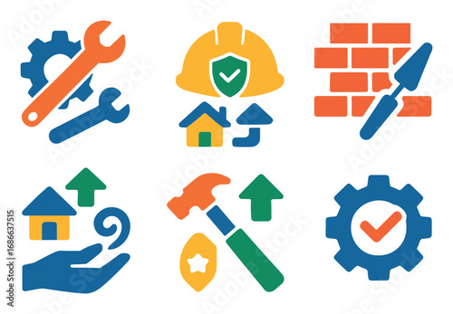 Colorful Repair Icons