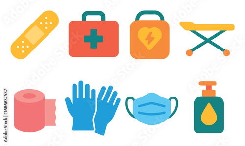 First Aid Icon Grid