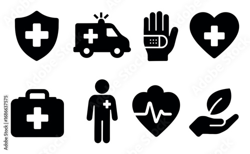 First Aid Icon Set