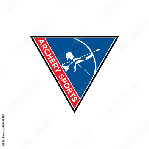 Archer Archery Sports Club Team Logo Template 