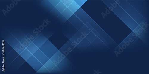 Modern dark navy blue silver abstract pattern background. Geometric shape. Line triangle angle modern abstract