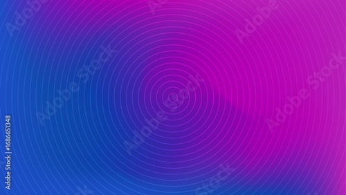 Abstract background with blue and pink gradient circles.