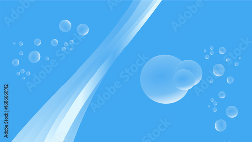 Background illustration frutiger Aero style 