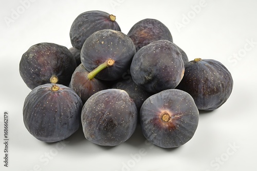 A succulent fig with dark violet exterior and mildly soft interior