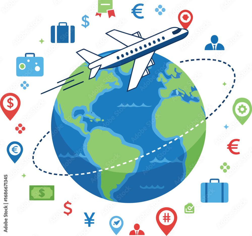 Fototapeta premium Dynamic silhouette of a kayaker paddling through blue waves for adventure