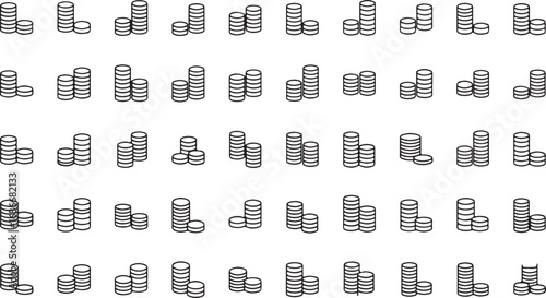 Collection of abstract geometric symbols and glyphs for unique design elements and creative concepts vector