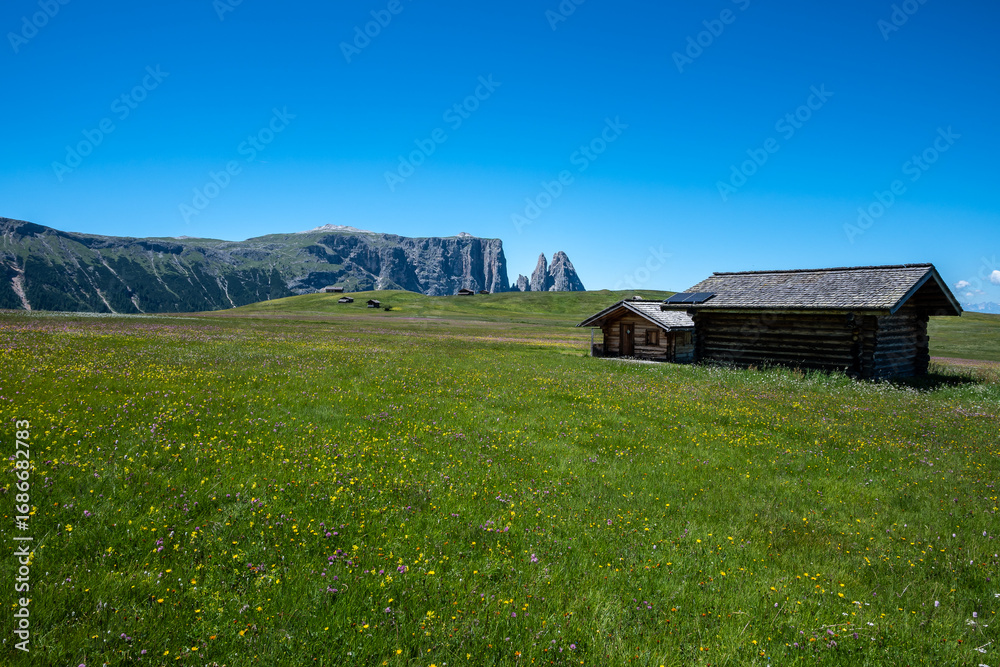 Obraz premium Das markante Profil des Schlern.