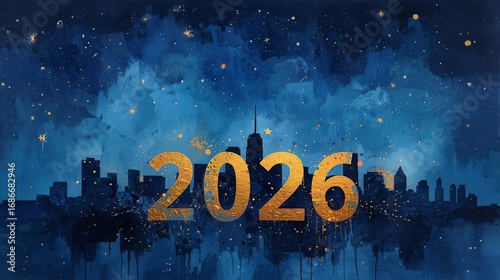 Confetti Skies: A Vibrant Celebration for New Year 2026