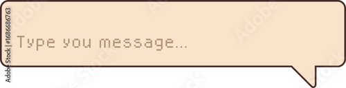 Retro Speech Bubble