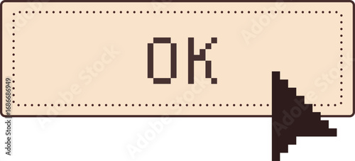 Retro Ok Button