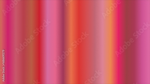 Gradient Mesh Background with Vertical Stripes of Red, Orange and Pink