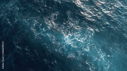 dark blue ocean waves texture