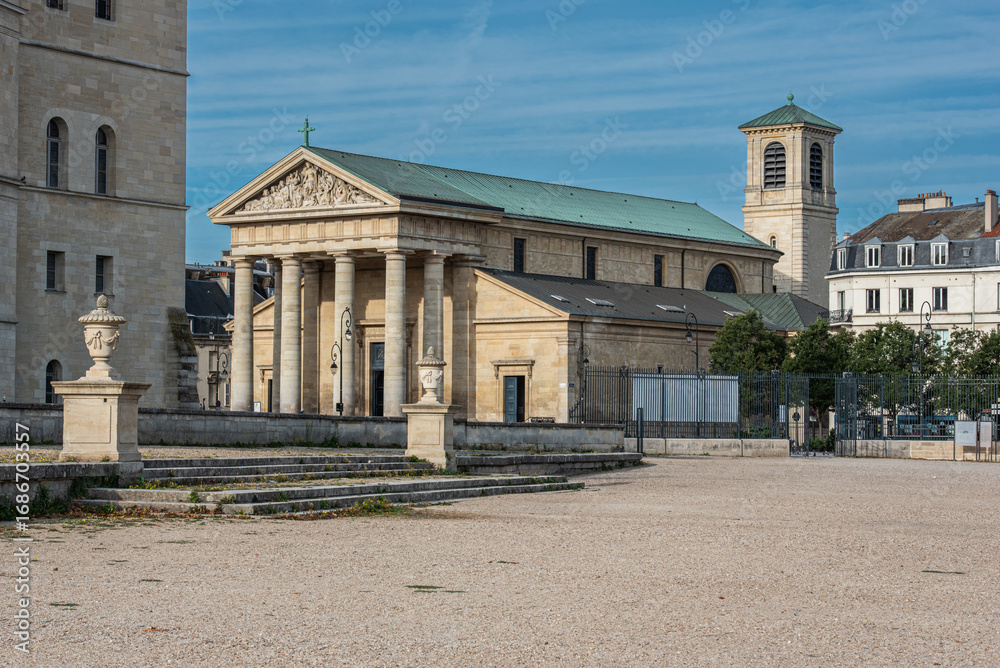 Obraz premium Saint Germain en Laye, a comfortable and nice city in the surroundings of Paris