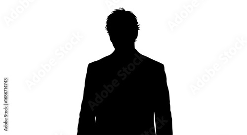 the unseen executive power, presence, and silent authority, isolated on transparent background