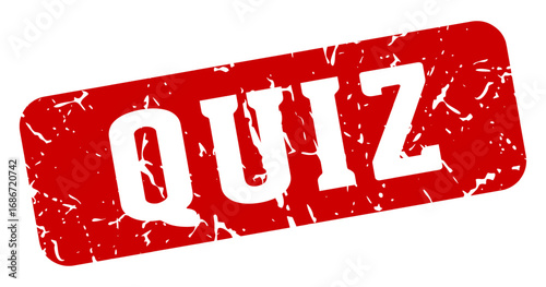 quiz rectangular sign. quiz stamp