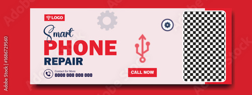Professional smartphone repair service with skilled technician working on a mobile device in a workshop