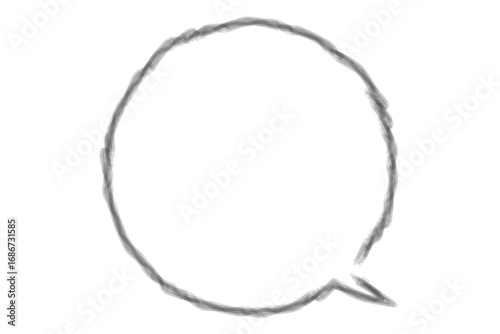 丸い吹き出し（スピーチバブル）	
