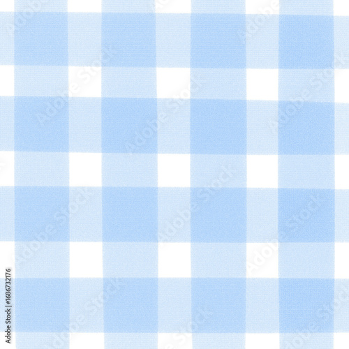 オックスフォード素材の水色チェック柄背景イラスト