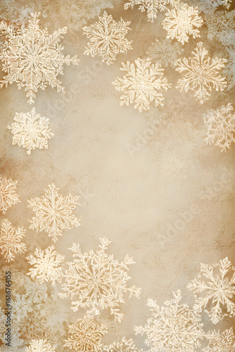 Vintage Christmas Journal Page – Rustic Paper — Clean Margin #224