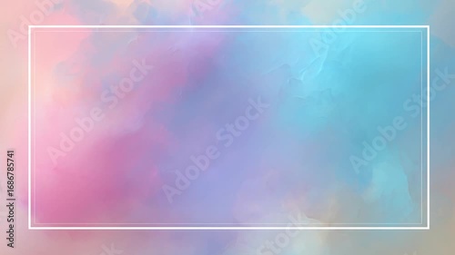 A soft, pastel-toned abstract design featuring a blend of light pinks, blues, and purples.